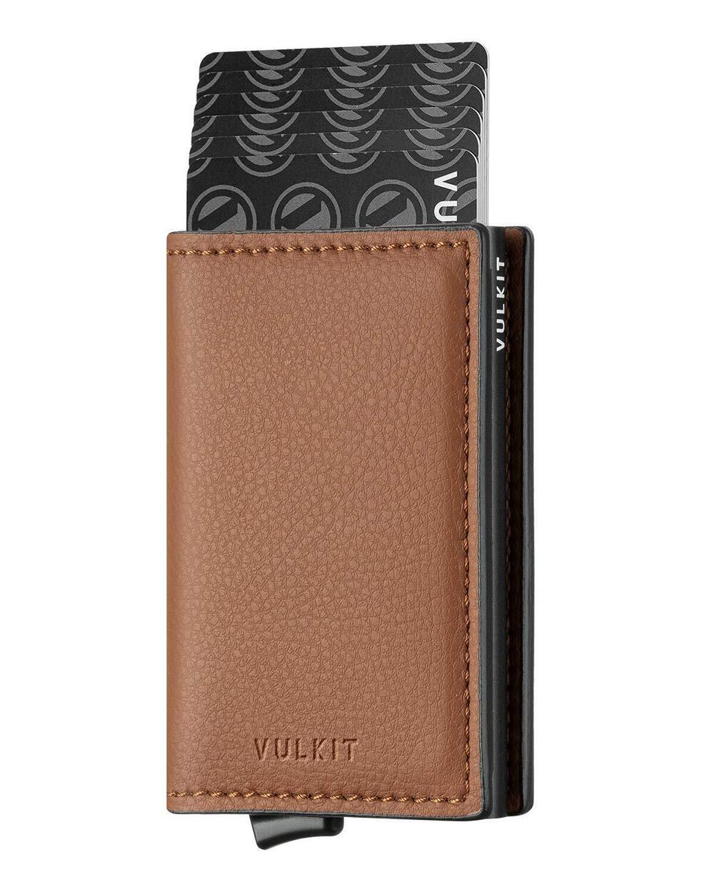 5332 Credit Card Holder RFID Blocking Leather Automatic Pop Up Wallet